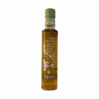 huile d'olive de Crète à l'ail