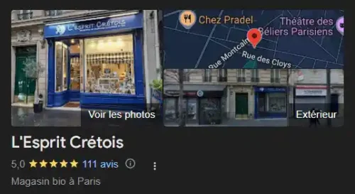 Avis Clients L'Esprit Crétois